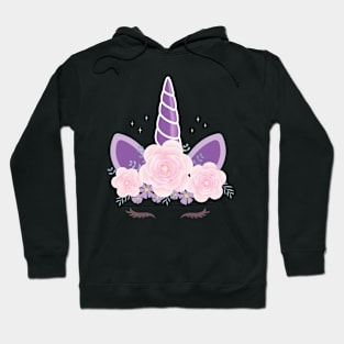 Unicorn Closed Eyes Hoodie